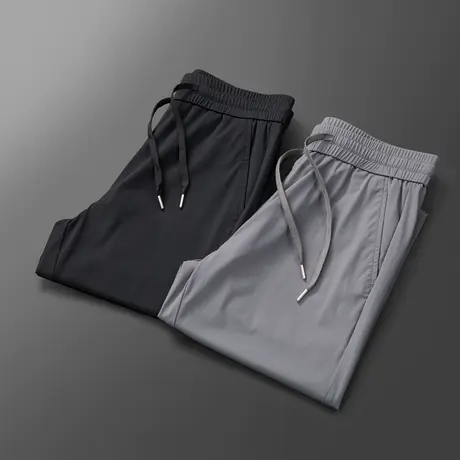 春夏季薄款休闲裤男士垂坠感时尚百搭西装裤子商务抗皱潮流小西裤商品大图