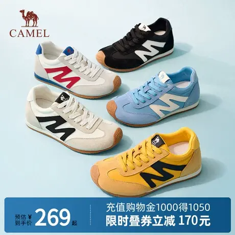 Camel骆驼休闲板鞋2025新款运动鞋阿甘鞋软底内增高多巴胺德训鞋商品大图