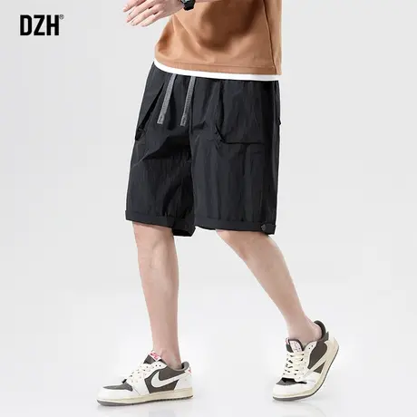 男士冰丝短裤男款夏季薄款运动休闲五分裤潮牌速干裤子2023年新款商品大图