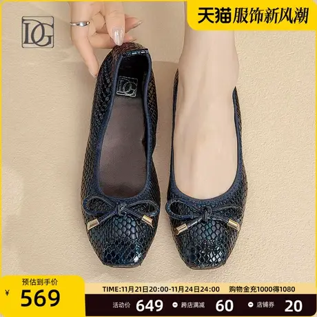 真皮浅口单鞋女平底鞋新款软底软面百搭配裙子休闲妈妈皮鞋子商品大图