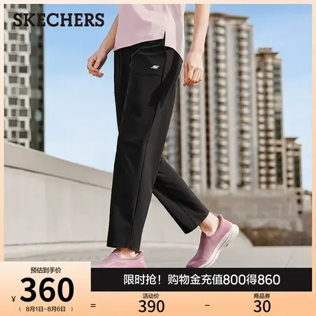 斯凯奇百搭休闲裤2025夏新款女防紫外线运动裤轻薄凉感透气直筒裤商品大图