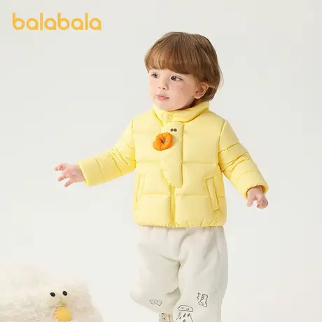 巴拉巴拉balaOne宝宝羽绒服三防男童冬装女童连帽外套萌2025新款商品大图