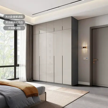 政府补贴全友家居现代简约儿童房间落地衣柜青少年男女孩收纳衣橱商品大图