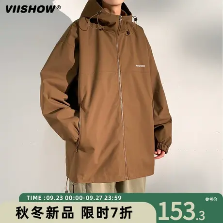 VIISHOW春秋季美式春季潮牌户外机能痞帅夹克防风冲锋夹克外套男商品大图