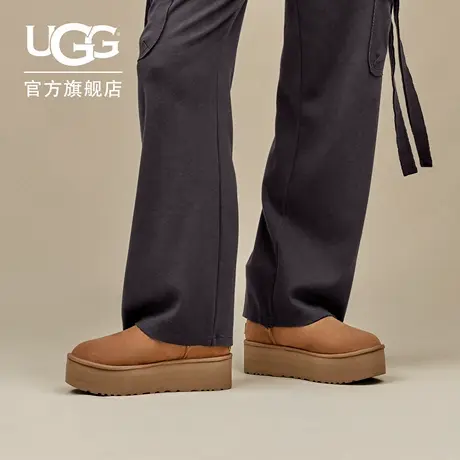 UGG秋季女士休闲舒适纯色厚底保暖经典迷你时尚短靴雪地靴1134991商品大图