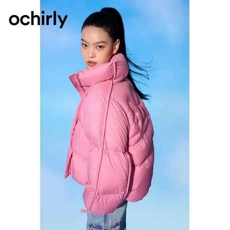 【新品】欧时力 澳进口白鸭绒超轻外套23秋冬面包服送收纳袋图片