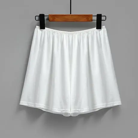 打底裤防走光纯棉宽松安全裤白色短裤衬裤裤子防透内衬女大码商品大图