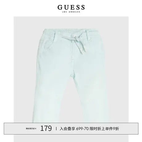 GUESS款童装男童基础款舒适童趣休闲裤-N2GB03WEL50图片