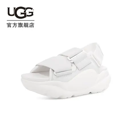 UGG2023夏季新款女士休闲舒适纯色露趾时尚厚底束带凉鞋 1142891商品大图