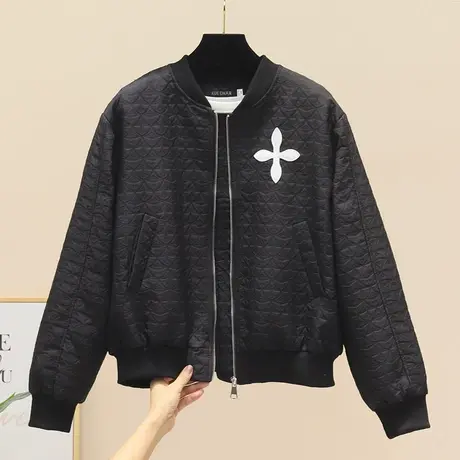 2023年秋季新款韩版外套女短款小个子洋气减龄休闲棒球服宽松百搭商品大图