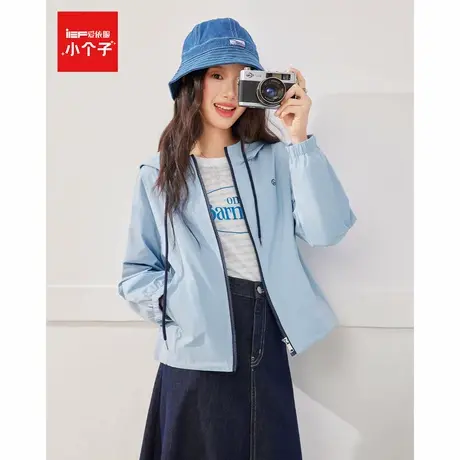 IEF/爱依服2025秋季新款韩版时尚休闲运动风连帽设计通勤百搭外套商品大图