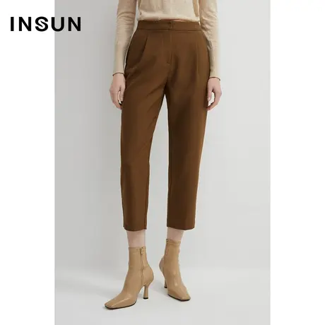 INSUN恩裳秋季九分小脚职业西装裤商品大图