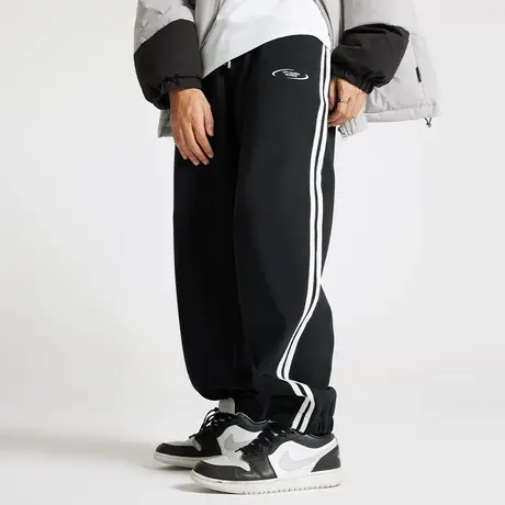 Nuthink港风chic潮流春季休闲束脚长裤男潮牌ins小众国潮运动裤潮商品大图