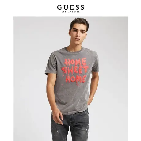 GUESS×BRANDALISED涂鸦胶囊系列男潮流圆领短袖T恤-M2BI1WKBDL0图片
