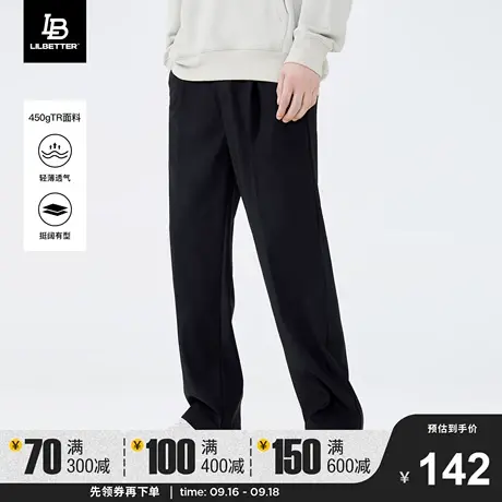 Lilbetter休闲长裤男秋冬新款宽松高街裤子美式潮流男裤复古西裤商品大图