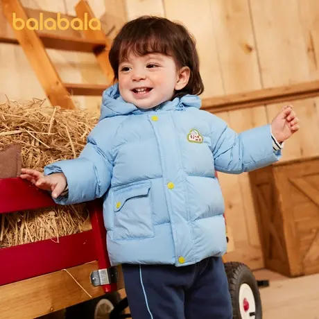 巴拉巴拉宝宝羽绒服男童外套2025新款冬装洋气潮酷萌图片
