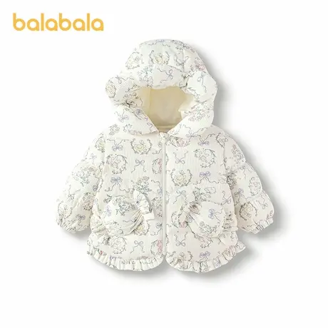 巴拉巴拉balaOne童装宝宝羽绒服女童2025新款厚外套保暖上衣冬季商品大图