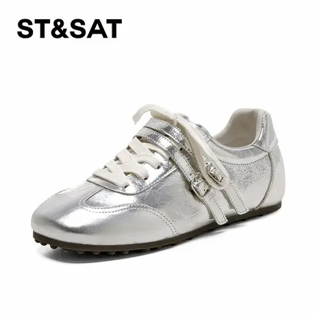 星期六复古芭蕾德训鞋女2026年新款春季百搭阿甘鞋轻便时尚休闲鞋商品大图