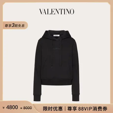 【限时优惠】华伦天奴VALENTINO 女士 平纹针织卫衣图片