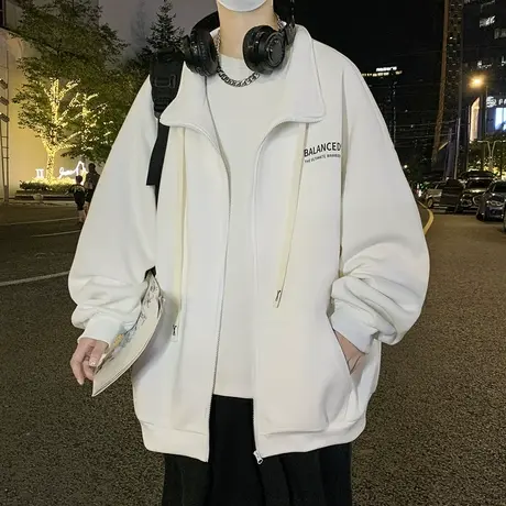 2023年冬季新款时尚保暖棉衣男休闲立领夹克百搭青少年潮外套加厚商品大图