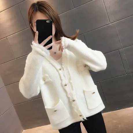 毛衣2023年新款女装秋冬季秋款秋装女士针织开衫宽松百搭外穿爆款商品大图