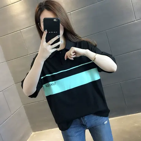 纯棉短袖T恤女装宽松2024年新款春季洋气中长款设计感打底衫爆款商品大图