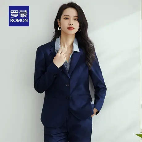 罗蒙女士西服套装2024春季职业装修身气质显瘦商务休闲正装工作服商品大图