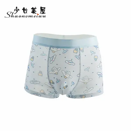 KT合集~情侣卡通可爱蕾丝纯欲夏季一男一女四角平角内裤三角裤衩商品大图