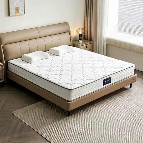 全友家居席梦思床垫家用卧室双人偏硬护脊护腰椰棕弹簧床垫105265商品大图