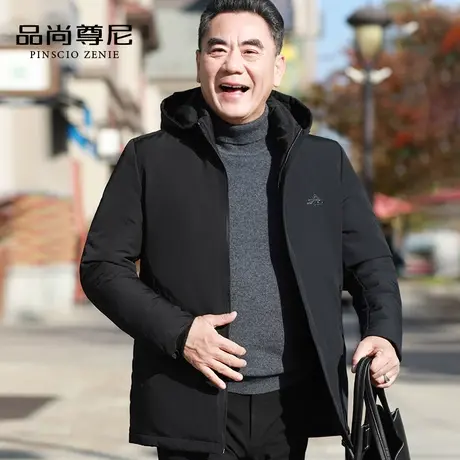 男士冬天棉服连帽休闲中老年爸爸装冬装棉衣外套加厚棉袄2022新款商品大图