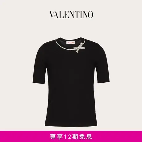 【24期免息】华伦天奴VALENTINO女士刺绣羊毛衫商品大图