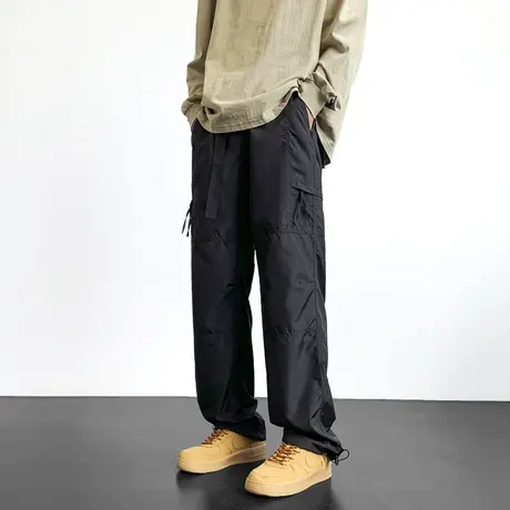 cleanfit冲锋裤男士美式户外降落伞兵工装裤男速干夏季冰丝运动裤商品大图