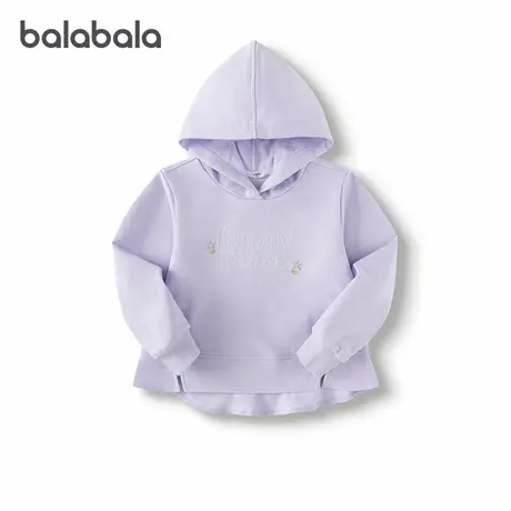 【商场同款】巴拉巴拉童装儿童连帽卫衣女童2025春季新款A型上衣图片