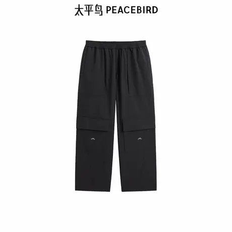【商场同款】ACW联名太平鸟男装休闲裤阔腿直筒工装裤 B2GLE4416图片
