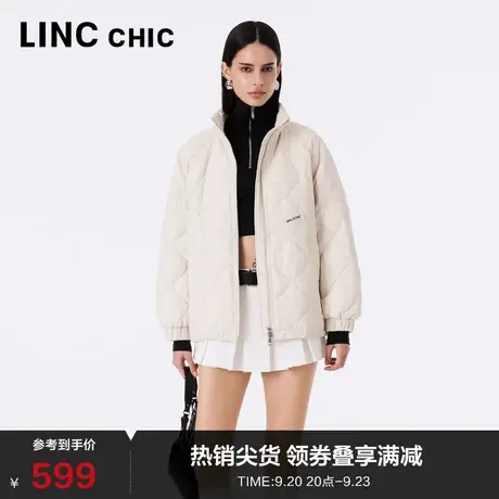 LINCCHIC金羽杰羽绒服女2023新款软糯轻薄夹克羽绒服冬季外套2089商品大图