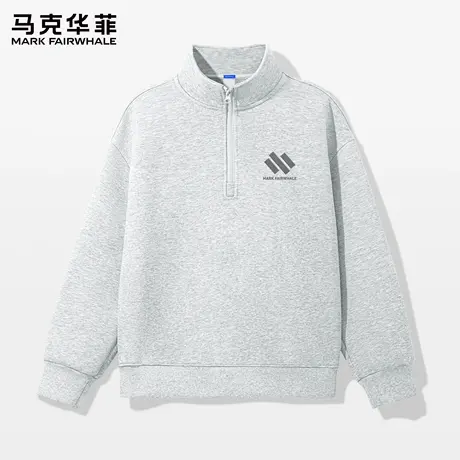 马克华菲卫衣男半拉链秋季新款立领男士外套宽松百搭男生上衣服X图片