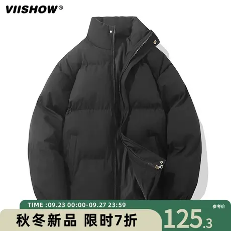 VIISHOW美式棉服男保暖面包服男生痞帅棉衣冬季宽松潮牌加厚衣服商品大图