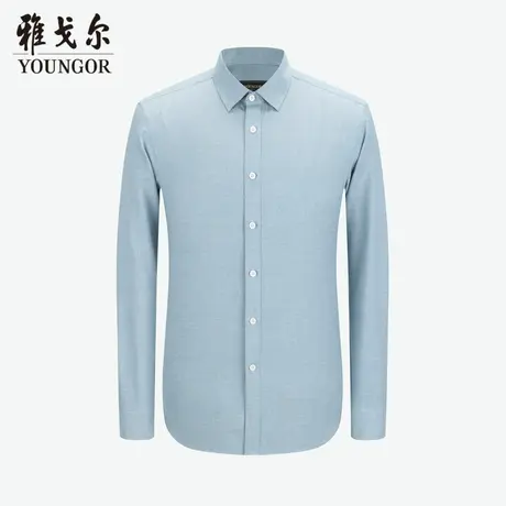 雅戈尔奥莱 商场同款男士长袖衬衫秋冬新款官方商务休闲长袖衬衫商品大图