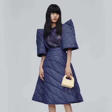 艾莱依羽绒服裙女冬季宽松商品大图