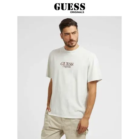 GUESS Originals 男士圆领宽松短袖T恤-M2BI24K9XF3商品大图
