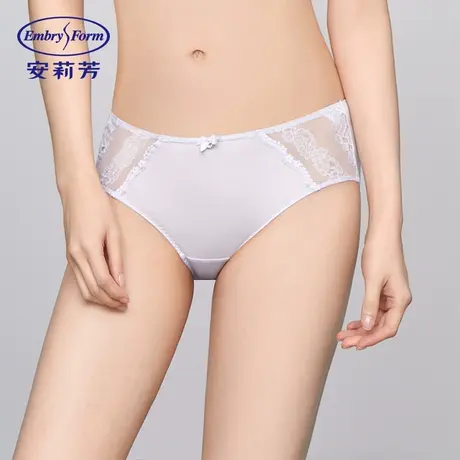 安莉芳专柜新品拼接蕾丝性感低腰三角裤女士薄款舒适内裤E200751图片