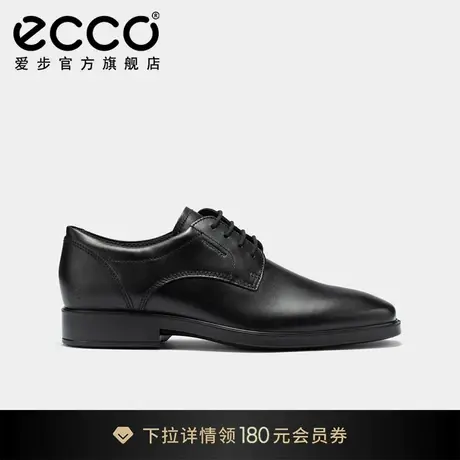 ECCO爱步德比鞋男 25年新款真皮商务正装皮鞋婚鞋 都市米兰523374商品大图