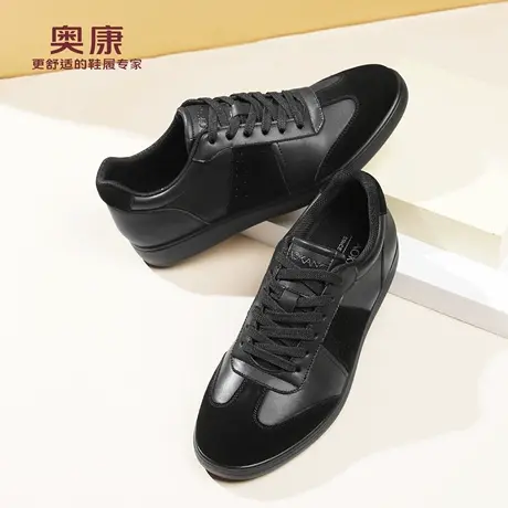 奥康 男鞋2025秋新款德训鞋真皮软底软面休闲运动皮鞋时尚休闲鞋L商品大图