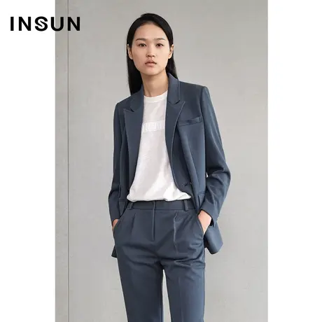 INSUN恩裳春季单排扣西装外套商品大图