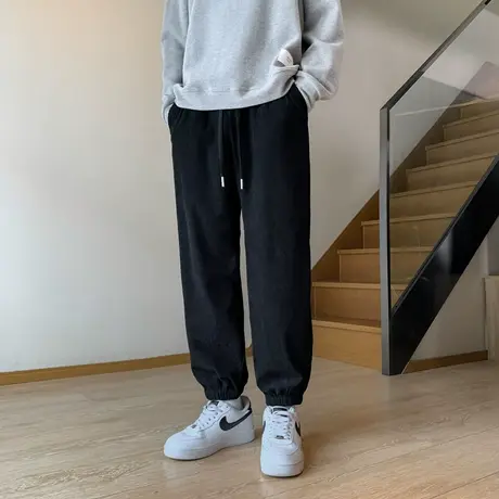 休闲裤男款夏季宽松春秋卫裤潮牌束脚裤子薄款加长运动裤男士长裤商品大图