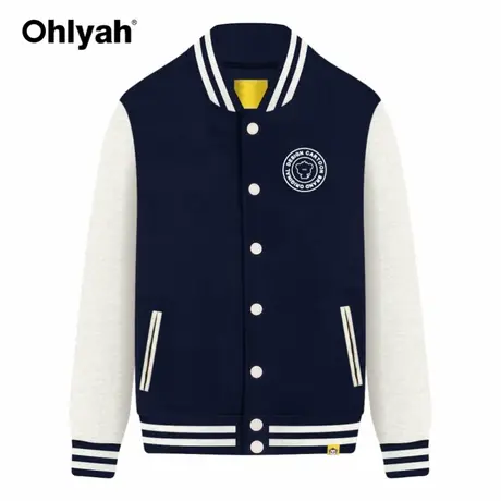 2023秋季新款短外套女学生潮流休闲情侣装棒球服学生工作班服定制商品大图