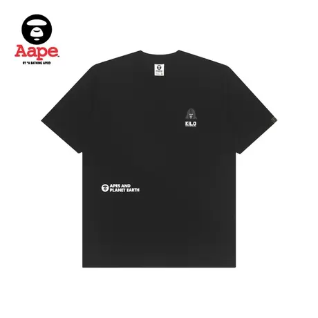 AAPER男装春夏猿人军团徽章酷帅印花短袖T恤0986XXI商品大图