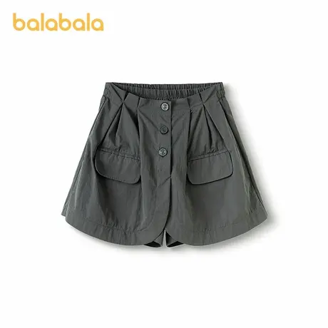 【商场同款】巴拉巴拉童装儿童短裤女童2025夏装新款大童假两件潮商品大图