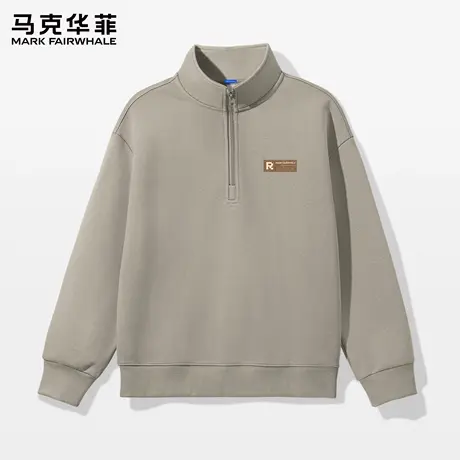 马克华菲男装卫衣半拉链2025秋季新款男士外套立领秋装男生衣服X图片