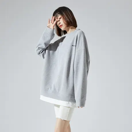 唐狮加绒卫衣女装春秋新款外套秋冬设计感小众韩系早秋上衣潮流图片